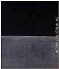 Black Canvas Paintings - Untitled Black on Gray